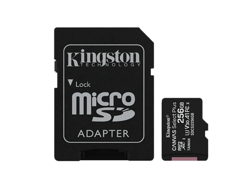 Kingston Memorije kartice KINGSTON SDCS2/256GB/microSDXC/256GB/Class10 U3/100MB/s-85MB/s+adapter Slika 1